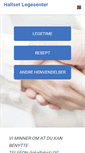 Mobile Screenshot of hallsetlegesenter.no